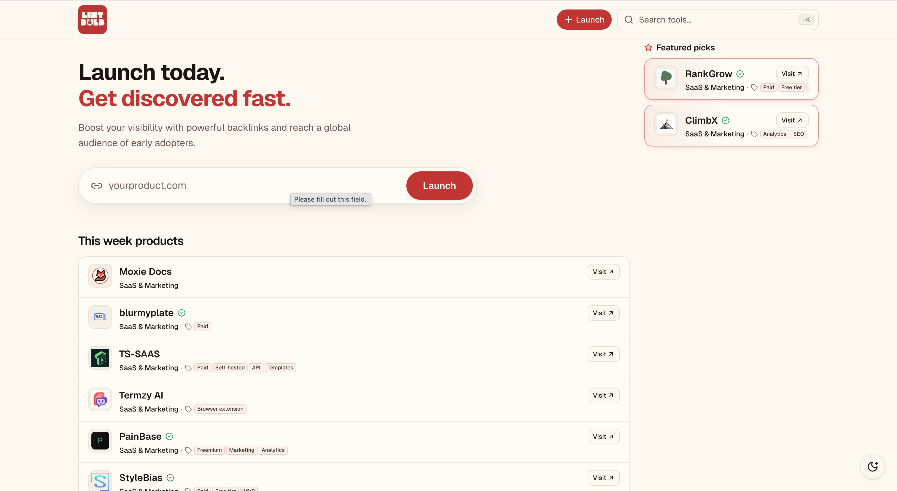 List Bulb screenshot 1