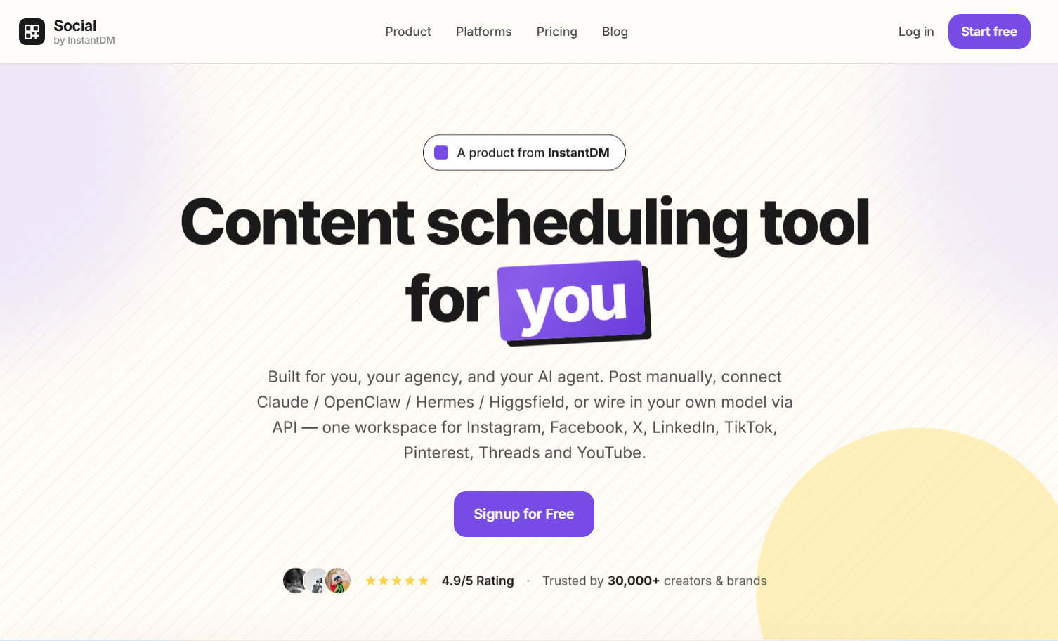 Social By InstantDM screenshot 1