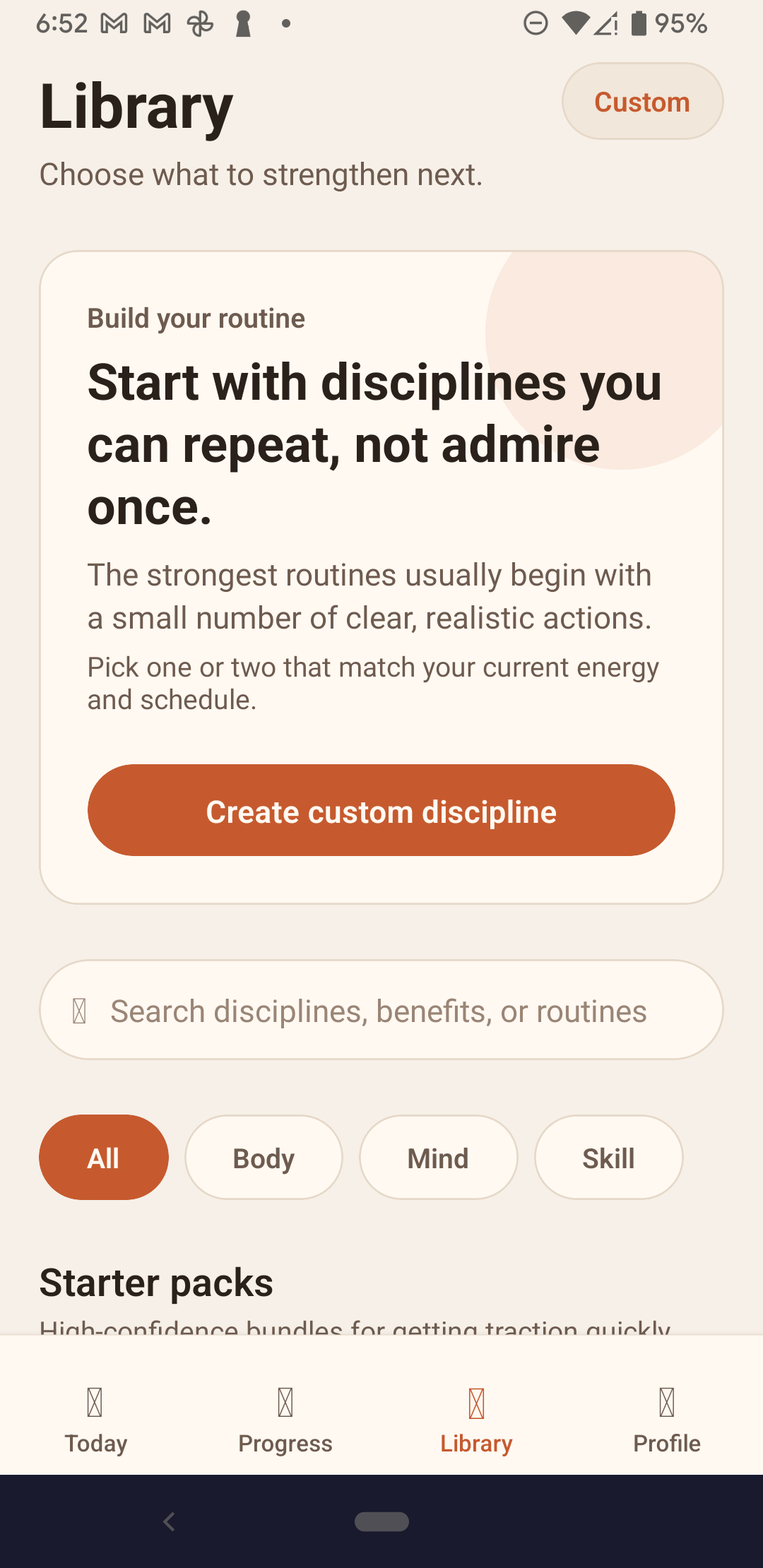 Discipline Forge: Habits screenshot 2