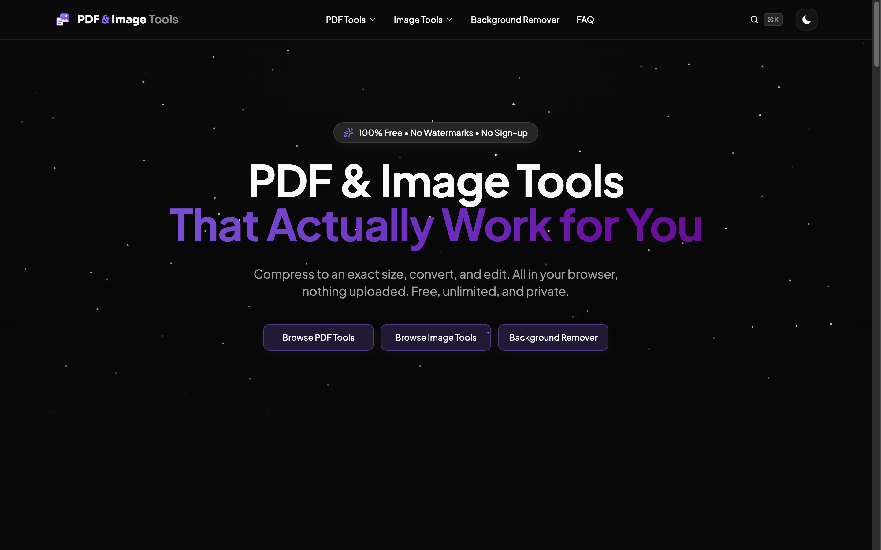 PDF & Image Tools screenshot 1