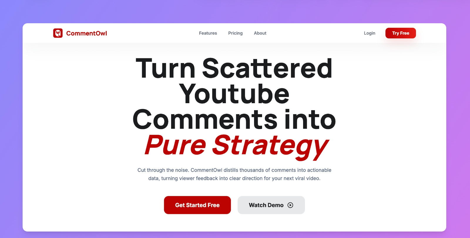 CommentOwl screenshot 1
