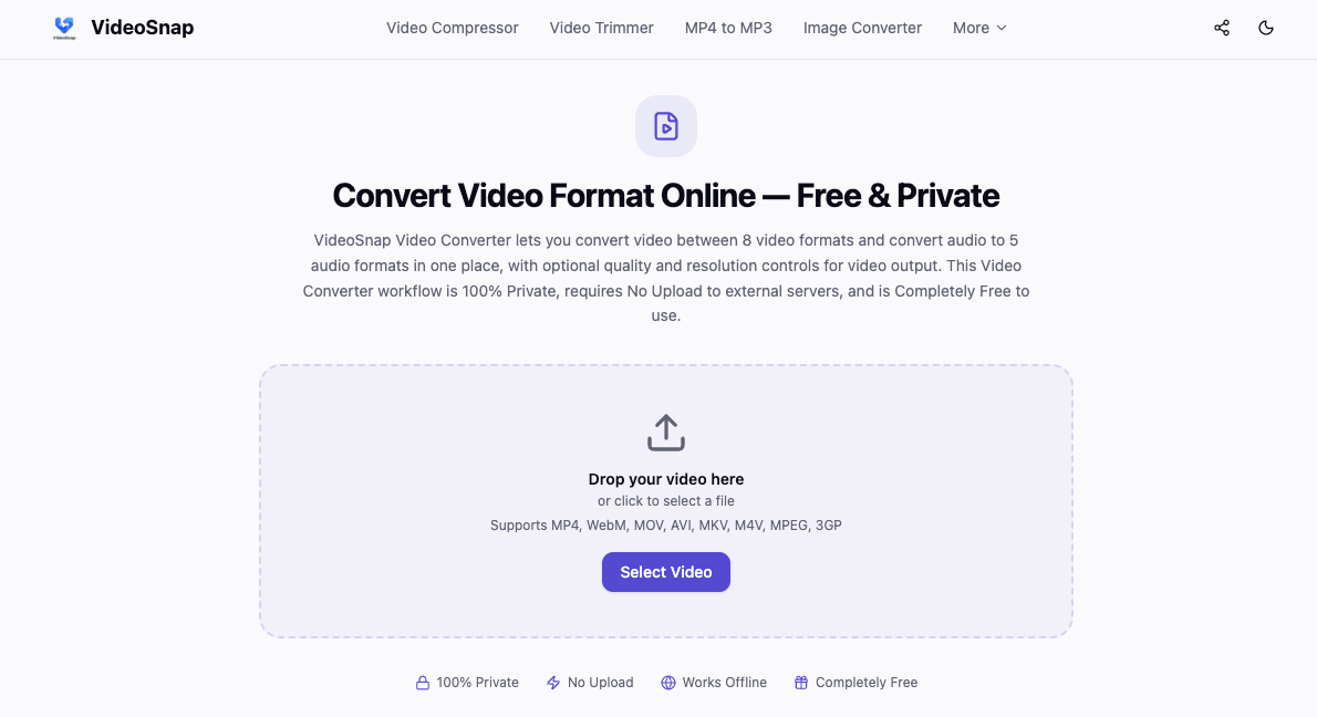VideoSnap screenshot 1