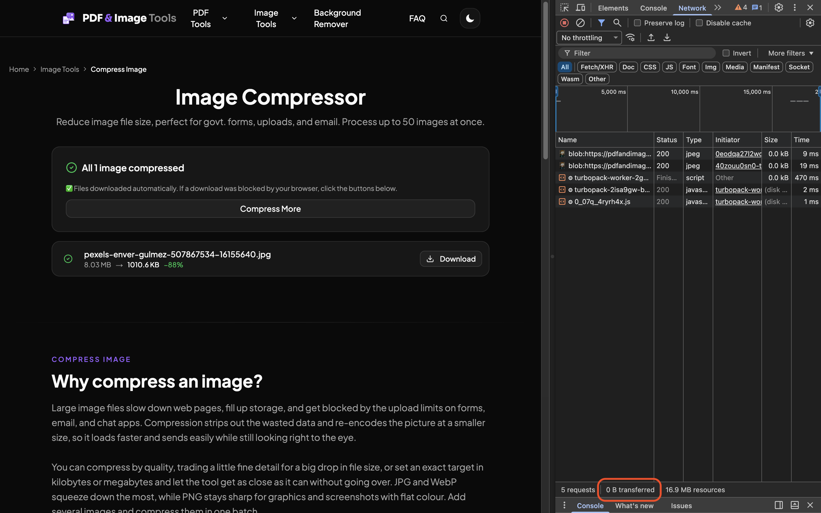 PDF & Image Tools screenshot 3