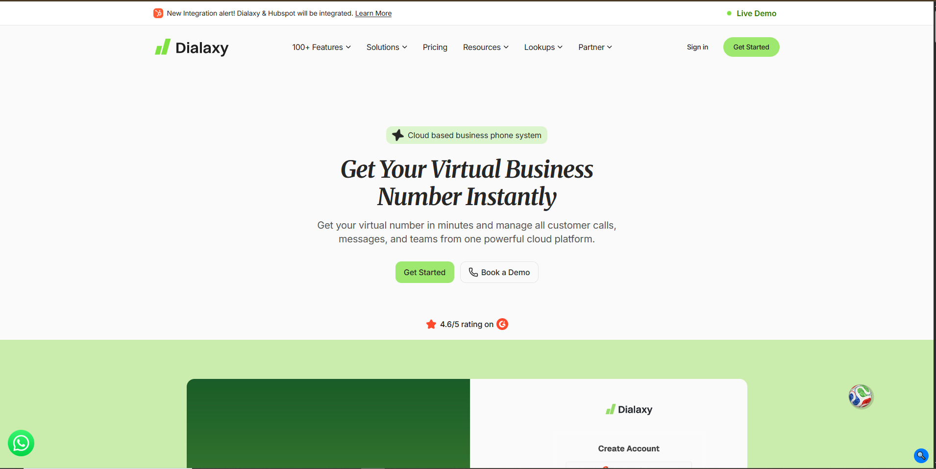 Dialaxy Inc screenshot 1