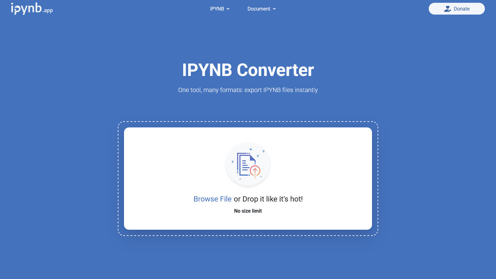 ipynb.app screenshot 1