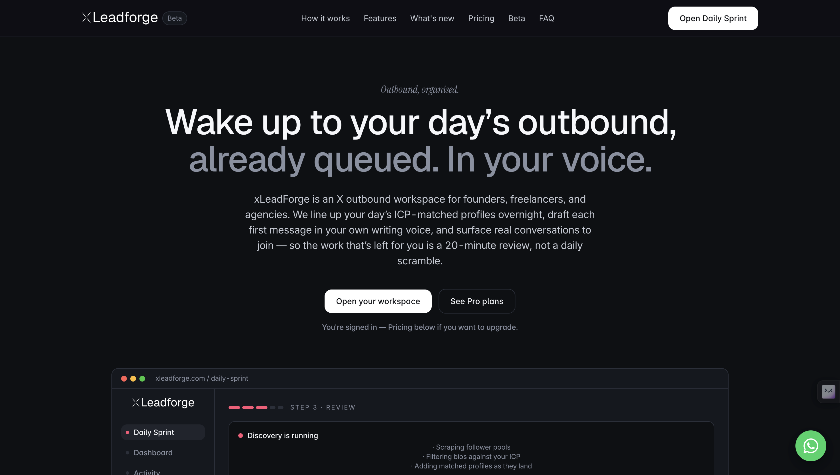XLeadForge screenshot 1